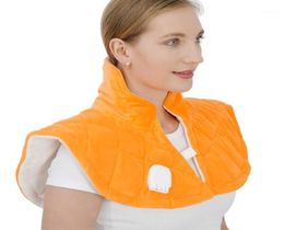 Carpets Weighted Heating Pad 15lb Large Electric Heated Neck Shoulder Wrap For Pain Relief6252482