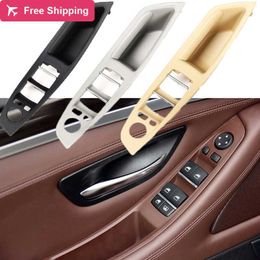 Front Left Beige Black Brown Car Interior F10 Door Armrest Panel Door Handle Replacement for BMW 5 Series F10 F11 520i 523i 525i