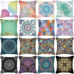 Pillow Bohemian Style Personalised Printing Pillowcase Back Cover Home Sofa Quilt