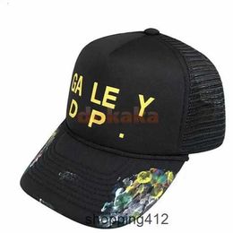 Fashion Summer Designer Patch Embroidery Mens Ball Caps Casual Galleryes Lettering Curved Dept Brim Baseball Cap Letters Hat Printing84GR