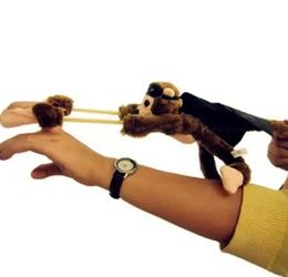 NEW Party Favour Soft Cute Children Boy Girl Child Kids plush Slings Screaming Sound Mixed for Choice Plush Flying Monkey Toy3890973