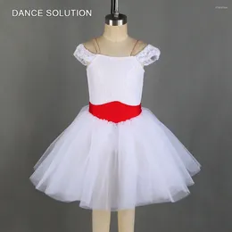 Stage Wear Girls White Leotard Swan Ballet Dance Tutu Dress Ballerina Tutus Costume Kids Performance Costumes Romantic 21259