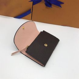 Top quality designer wallets Whole card holder classic short wallet for women clutch Fashion box lady coin purse woman busines3404