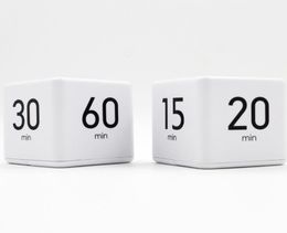 Kitchen Timer White Cube Management Kids Workout Home Cooking Accessories8268634