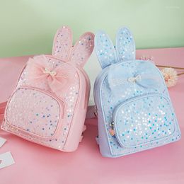 School Bags Children Small Leather Backpack Ear For Baby Girls Kids Travel Bag Backpacks Mochila