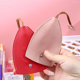 Storage Bags Cute Protective Pull Out Key Case PU Leather Wallets Housekeepers Car Holder Large-Capacity Portable