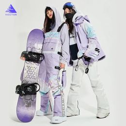 Skiing Suits Women Ski Suit Thick Winter Warm Snowboard Ski Jacket Outdoor Sports Skiing Pant Sets Women Skiing Snow Coat 231127