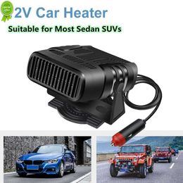 Car Heater Defroster 2 in 1 Auto Car Windshield Heater Cooling Fan Plug into Cigarette Lighter 12V 120W Fast Auto Defogger