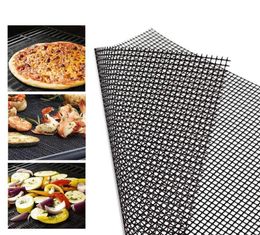 BBQ Grill Mat Non Stick Grilling Mesh Tool Reusable Grills Accessories for Outdoor PFOA Grilled Vegetables Fisha412387496