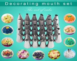 35pcsset Cake Decoration Stainless Steel Good Quality Glaze Pipes Nozzles Pastry Tips Set Cake Baking Tools Accessoriesa424066068