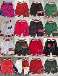 Just Don Jorden Shorts Bull Basketball Zach Demar LaVine DeRozan Classic Retro JustDon With 4 Pocket Hip Pop Pant Zipper Sweatpant7953860