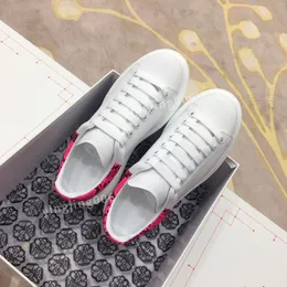 top Women Quality Designer Sneaker Casual Shoes Solid Leather Sneakers Embroidered Stripes white Shoes flat platform Walking Sports Trainers
