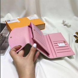 Top quality with box real leather multicolor coin purse long wallet Card holder classic zipper pocket M60136201B