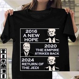 T-Shirts 2024 Trump Biden American Presidential Election Letters Printed T-Shirt Fashion Summer Boys And Girls Short Sleeve Top Tees C Dhzsq