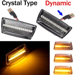 For Opel Insignia Astra H Zafira B Corsa D Insignia ab For Chevrolet Cruze LED Dynamic Blinker Turn Signal Light Side Marker Lamp