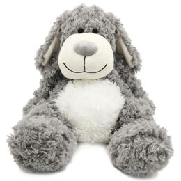 Toys 30cm Grey Poodle Floppy Ears Puppy Dog Stuffed Animals Toys Soft Cuddly Huggable Puppy Plush Toy for Kid Boy Girls Birthday Gift