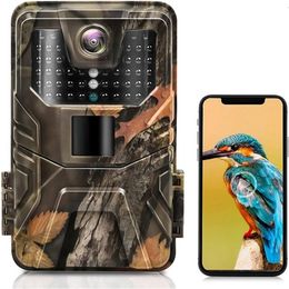 Hunting Cameras Trail Camera 36MP 1080P Game 120 Detection Range IP66 Waterproof No Glow Night Vision 75ft Trigger Distance Wildlife Monitoring 231124