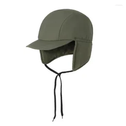 Cappellini con sfera 2023 giapponese Fast Dry Cotton 5 pannelli Snapback con protezione per le orecchie Chapeau Gorro Y2k Riding Ushanka Bomber Hats