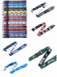 Wholesale 10pcs Football Cell phone lanyard Straps Sports Keys Chain ID cards Holder Detachable Buckle Lanyards for women men gift 2023 #10