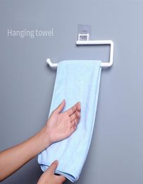 Rolling paper holder Hooks suction wall bedroom bathroom towel kitchen storage rack286f2679321