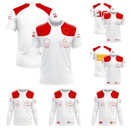 F1 team racing suit men's summer T-shirt new 16th and 55th driver T-shirts leisure sports racing suit for men and women.