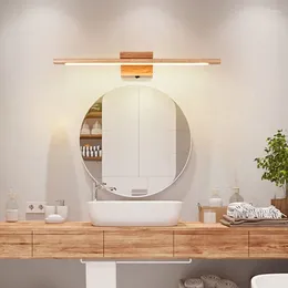 Wall Lamp Solid Wood Bathroom Mirror Nordic Dressing Reading Room Bedroom Aisle Corridor Decortion Indoor Sconce Lights