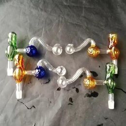 Glass Pipes Smoking Manufacture Hand-blown hookah Beauty Football Braised Pot