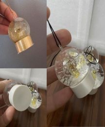 C Classics Snow Globe Car Interior Pendant With Perfume Bottle Inside 2021 fashion Crystal Ball for Special Novelty Christmas VIP 8873533