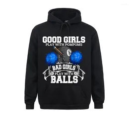 Men's Hoodies Sportswear Good Girls Bad Pool Player Billiards Funny Winter Long Sleeve Men Sweatshirts
