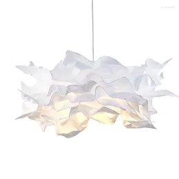 Pendant Lamps Handmade DIY Paper Lights Bedroom Bedside Study Restaurant Cloud Lamp Commercial Art Deco Simple Hanging Lighting