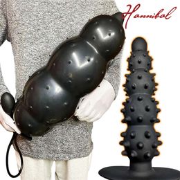 Sex Toy Massager Hannibal Anal Toy Inflatable Plug Removable Butt Anus Expander Unisex Gay Game Prostate Massager