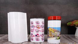 100pcs Lot Sublimation Decor Accessory Shrink Wrap for Bottles Heat Shrinkage Film Thermal Transfer Tumbler Wrapping 6 Sizea26a3534336414