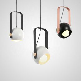 Pendant Lamps 2023 Product Factory Simple Circular Chandelier Hanging Lights Nordic Industrial Style Light Decorative