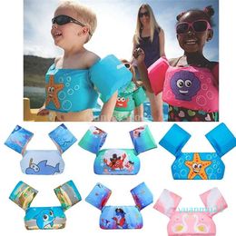 Life Vest Buoy Kids Swimming Floats Ring Arm Sleeve Swim Floating Armbands Child Floatable Pool Safety Gear Foam Swimming Training