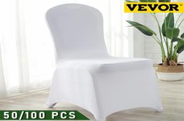 VEVOR 50 100Pcs Wedding Chair Covers Spandex Stretch Slipcover for Restaurant Banquet el Dining Party Universal Chair Cover 2205125038158