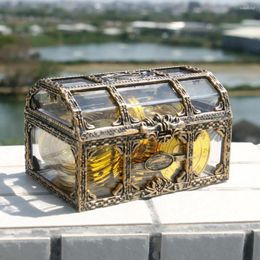Jewellery Pouches 1pcs Pirate Transparent Plastic Storage Box Case For Beads Earring Organiser