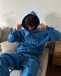 Men's Hoodies Sweatshirts Y2k Letter Print Blue Hoodies Men Clothes Couples 3D Tops Sweatshirt Goth Streetwear Tracksuit Women Clothing Oversized Hoodie T231127