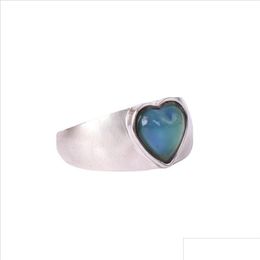 Band Rings Heart Mood Ring Mix Size Colour Changes To The Temperature Of Your Blood294N Drop Delivery Jewellery Dhicm