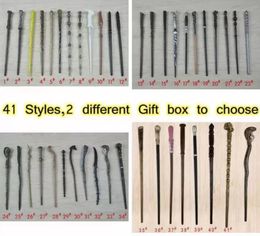 Vintage Magic Wand 41 Styles Magical Wands Party Favour With Gift Box Xmas Halloween Cosplay Gifts 500pcs DAP4721639802