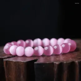 Strand 6/8/10/12MM Natural Stone Opal Beads Bracelet Fashion Bangle For Women Handmade Jewellery