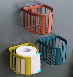 Bathroom punch Bath toilet Supplies paper rack toilet tissue box wallmounte231q1341297