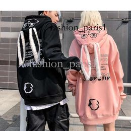 designer Men's Hoodies Sweatshirts Hoodies Women Autumn Winter Hoodies Couple Ins Super Cute Rabbit Ears Plush Thickened Sweater air force1941 570