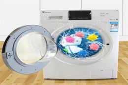 Sublimation Laundry Products 1Pcs Magic Solid Laundrys Ball Reusable Decontamination Cleaning AntiTangle Washings Machine Washing5591181