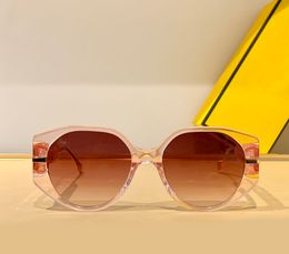 Transparent/Pink Acetate Sunglasses Women Summer Fashion Sunglasses Sunnies gafas de sol Sonnenbrille Sun Shades UV400 Eyewear with Box