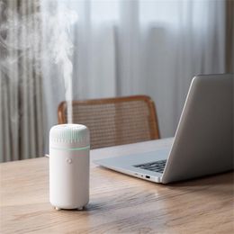 Humidifiers Car Diffuser Humidifier Aromatherapy Essential Oil Diffuser USB Cool Mist Mini Portable Diffuser For Car Home Office Bedroom 230427