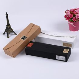 Gift Wrap 20Pcs Kraft Paper Boxes DIY Handmade Candy Chocolate Packing Wedding Cake Case Christmas Wrapping