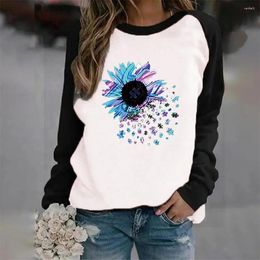 Women's T Shirts Galaxy Pattern Sweatshirt Raglan Long Sleeve Top Pullover T-shirt Autumn Dress Hatless