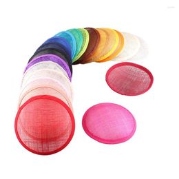 Round Sinamay Hat Fascinator Base For Women Wedding Millinery Craft Hair Accessories 12Pcs/Lot Arrival