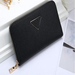 Designer Wallet Designer Bag Handbags Classic Fashion Cross Leather Wallet Classical Triangle Passport Holder Included Genuine Lea315Q