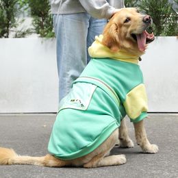Vests Thick Hoodie Jacket For Medium Large Dogs Labrador Autumn Winter Warm Clothes Fashion Overalls For Pet Dog Coat Suppliers